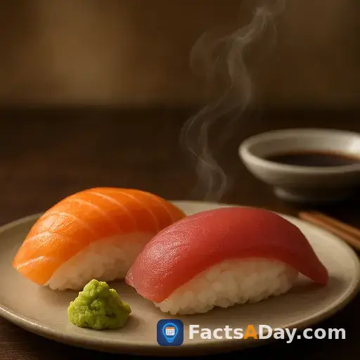 Wasabi's heat clears your sinuses, not your tongue