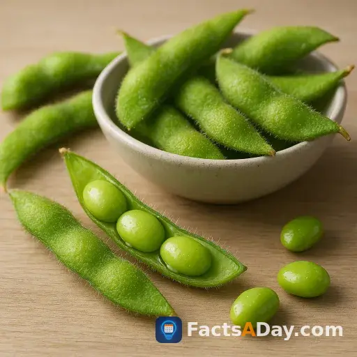 Edamame pods hide protein-packed green soybeans