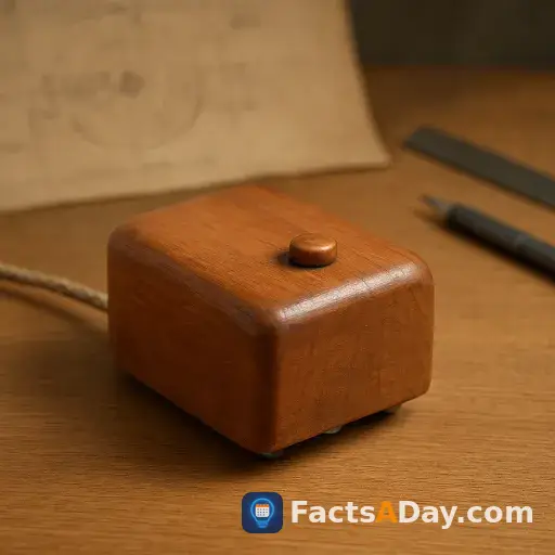 The first computer mouse was made of wood