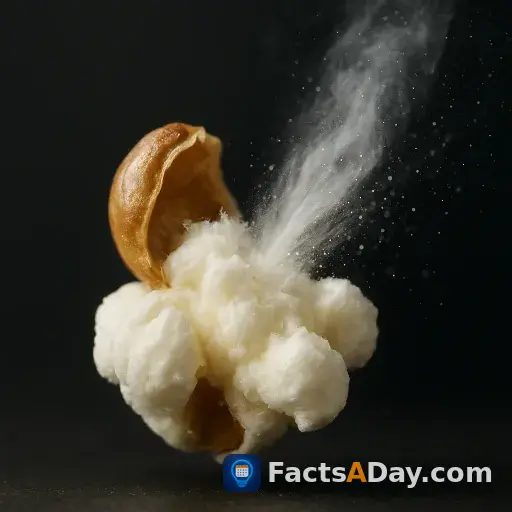 Popcorn explodes from moisture turning to steam inside