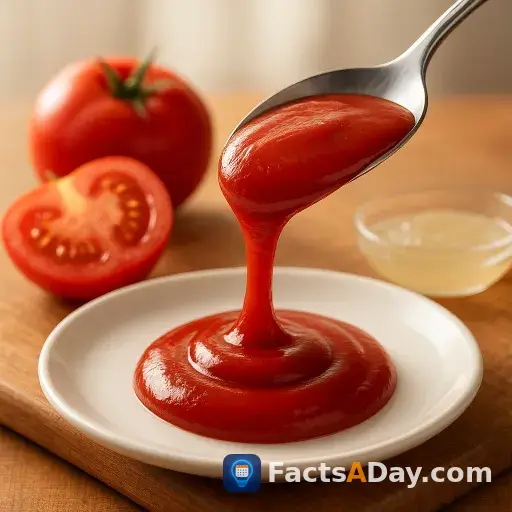Ketchup thickens naturally from tomatoes' pectin