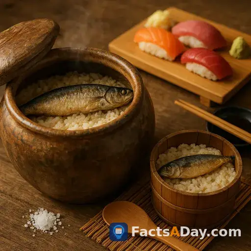 Sushi began as a way to preserve fish