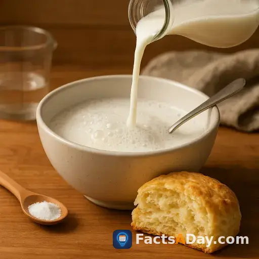 Buttermilk makes biscuits rise and get fluffy