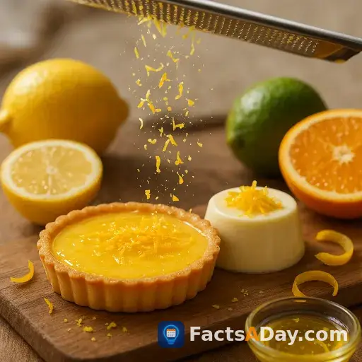 Citrus zests naturally flavor desserts