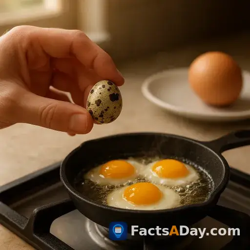 Quail eggs cook in a flash