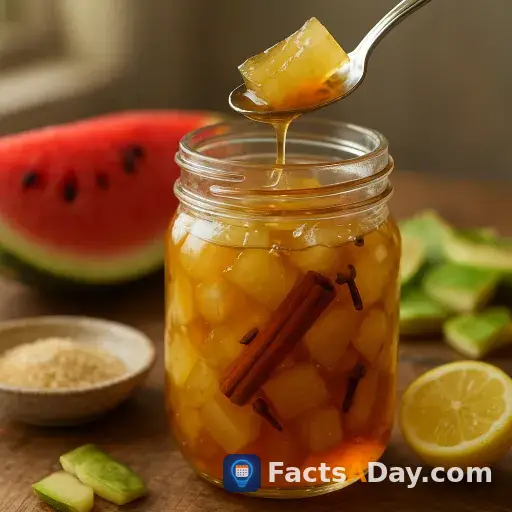 Watermelon rinds can become sweet preserves