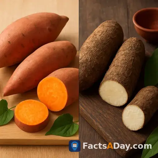Los ñames y las batatas no son la misma planta