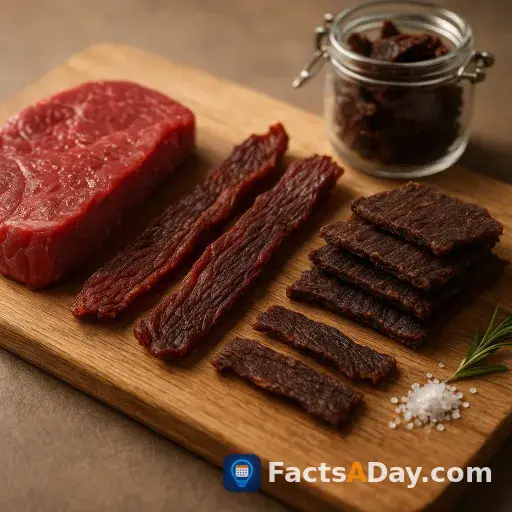 Jerky preserves meat for months without refrigeration