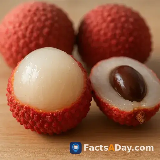 Lychees hide sweet, translucent flesh