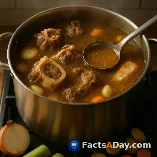 Ramen broth gets its depth from bones