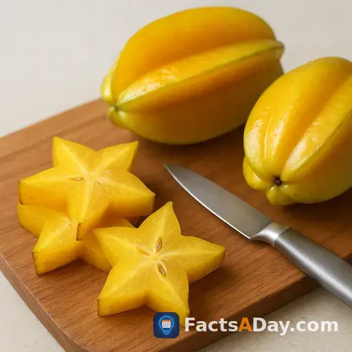 Starfruit slices into perfect stars