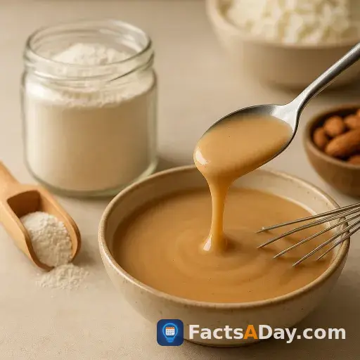 Xanthan gum thickens sauces without gluten