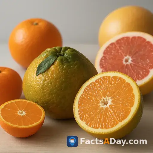 Ugli fruit is a tangerine-grapefruit hybrid