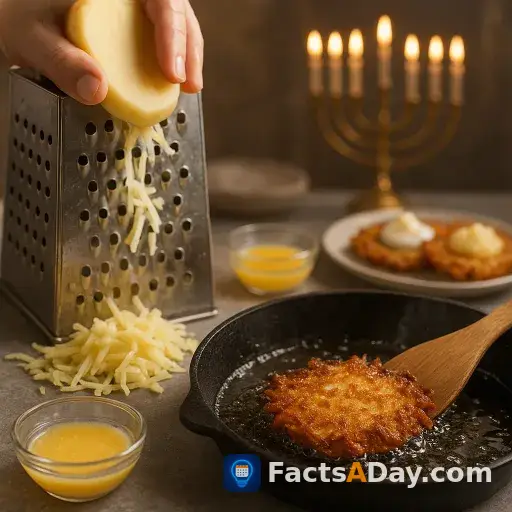 Latkes honor a miracle with crispy potato pancakes