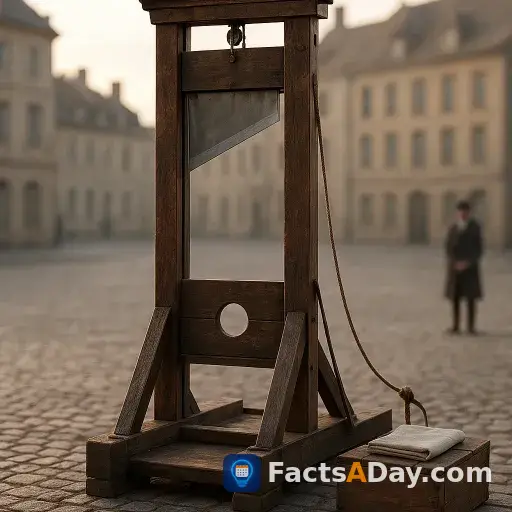 The guillotine was invented for humane executions