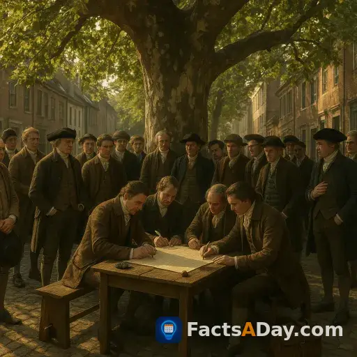 The New York Stock Exchange began under a tree
