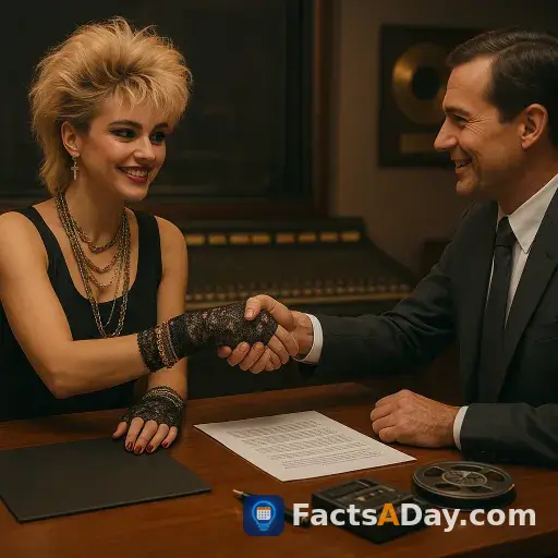 Warner signed Madonna before she was famous