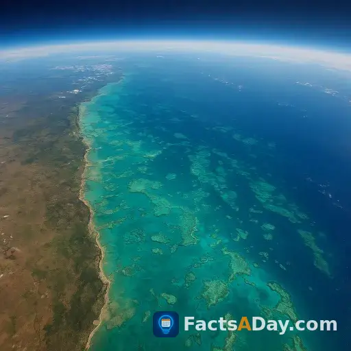 La Gran Barrera de Coral es visible desde el espacio
