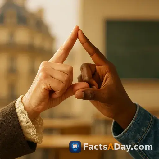 American Sign Language has French roots