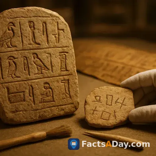 Our alphabet began with ancient Egyptian picture symbols