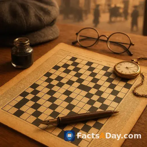 The first crossword puzzle amused millions