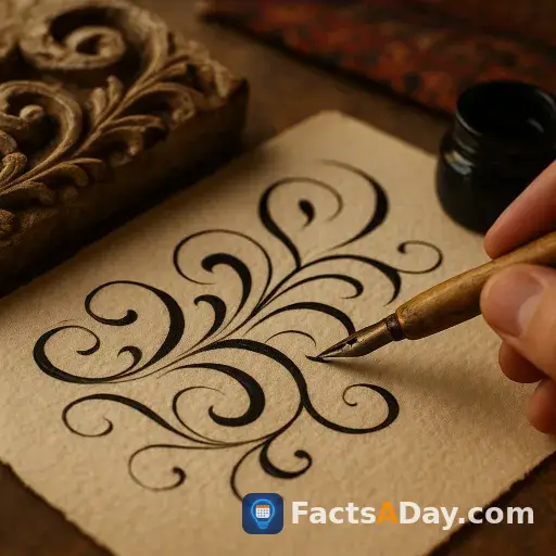 Georgian script curls without Latin influence