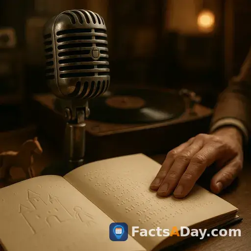 The first audiobook recorded a fairy tale in 1932