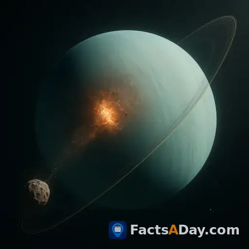 Uranus kippt seitlich durch alte Einschläge