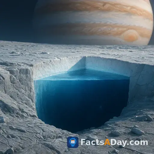 La coquille de glace d'Europe cache un vaste océan