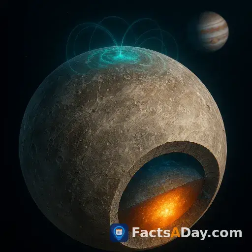 Ganymed ist der einzige Mond mit eigenem Magnetfeld
