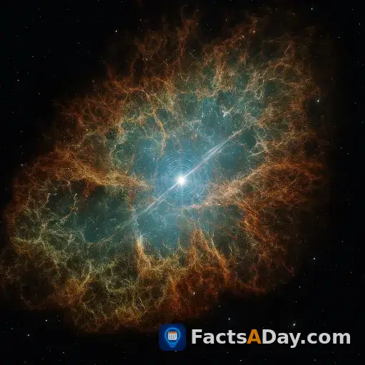 Ein kosmisches Leuchtfeuer pulsiert von einem toten Stern