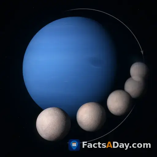 Neptuns größter mond umkreist ihn rückwärts