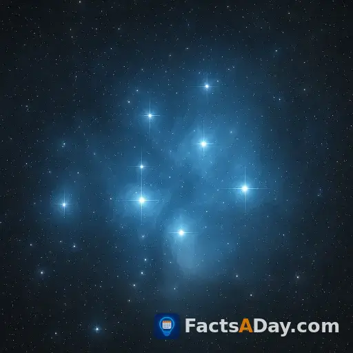 L'amas des Pléiades brille d'étoiles bleues