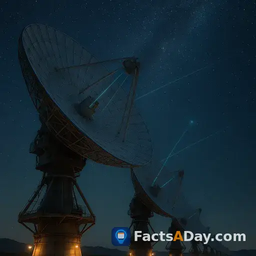 巨大アンテナが深宇宙からのささやきを聞く