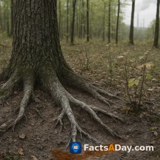 La lluvia ácida envenena silenciosamente los bosques desde el suelo