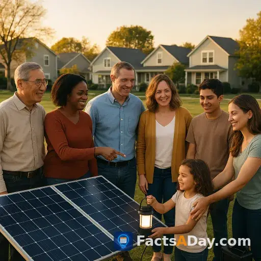 La energía solar comunitaria comparte energía limpia con todos