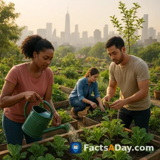Los huertos urbanos limpian el aire de la ciudad de forma natural