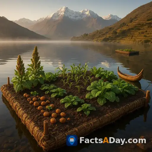 Ancient Incas engineered floating gardens for crop resilience