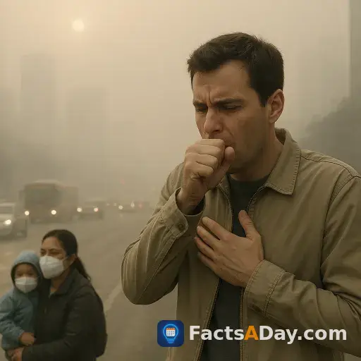 Smog vernebelt städte und schadet der lunge