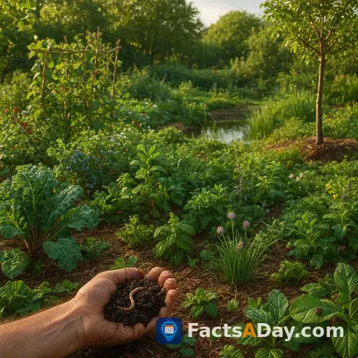 Permakultur ahmt die natur nach, um nahrung anzubauen