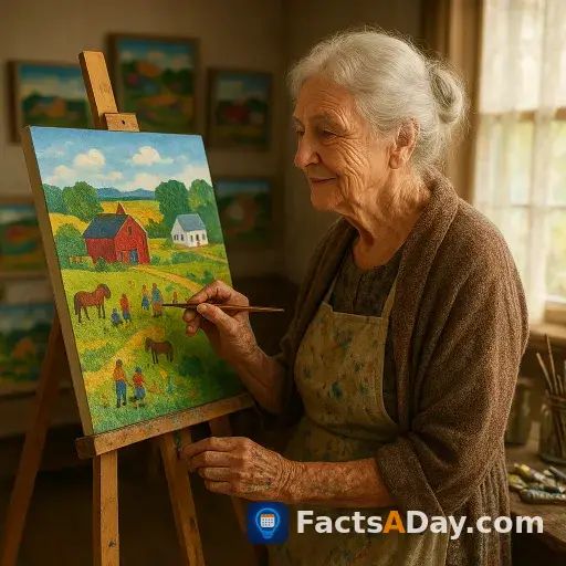 Grandma Moses a commencé à peindre à 78 ans
