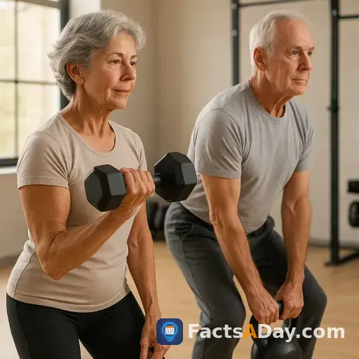 El entrenamiento de fuerza combate la pérdida muscular por envejecimiento