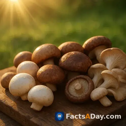Los champiñones producen su propia vitamina D con la luz solar