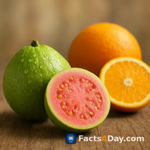Las guayabas tienen más vitamina C que las naranjas