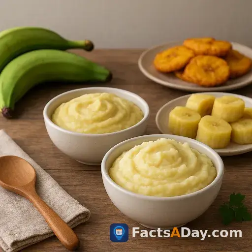 Plantains are starchy bananas that replace potatoes