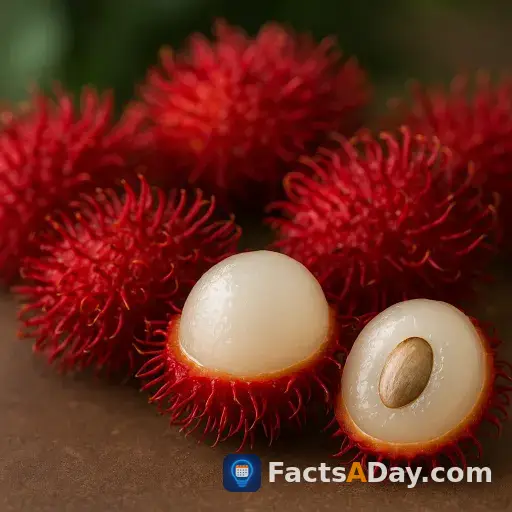 Rambutans peel to reveal juicy vitamin C flesh