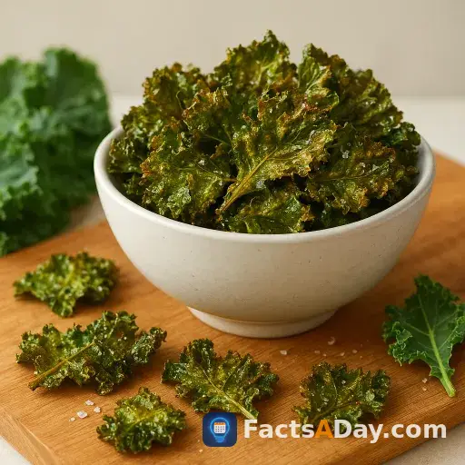 Baking kale creates healthy, crunchy chips