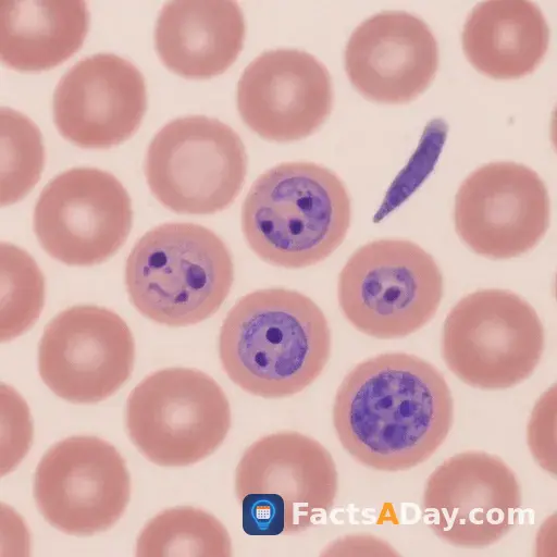 Malaria-Parasiten befallen rote Blutkörperchen
