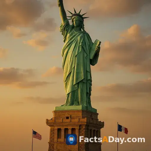 The Statue of Liberty was a gift from France