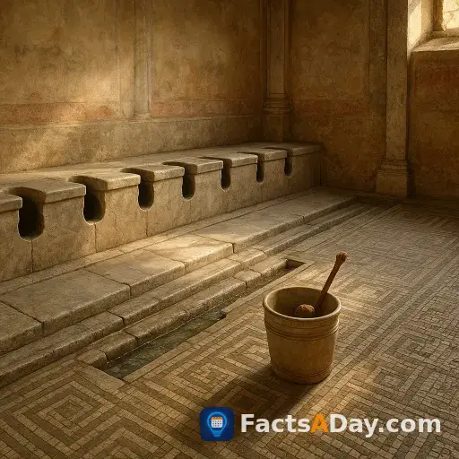 The ancient Romans invented public restrooms